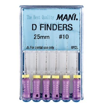 Poszukiwacze kanału endodontyczne Mani D-Finders
