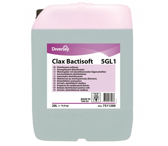 Preparaty do dezynfekcji bielizny Diversey Clax Bactisoft 5GL1