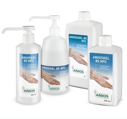 Preparaty do dezynfekcji rąk i skóry BluxCosmetics Sp. z o.o. AniosGel 85 NPC