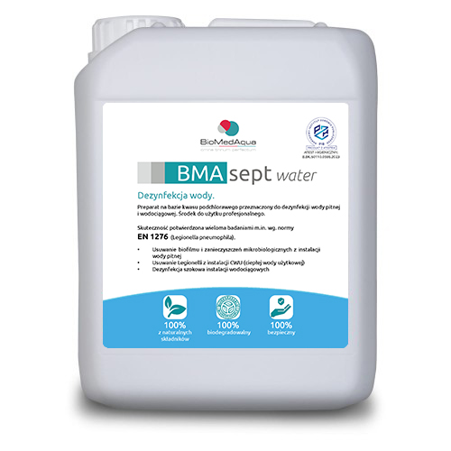 Preparaty do dezynfekcji wody BioMedAqua BMA sept water