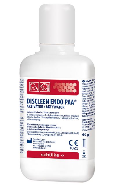 Preparaty do manualnej dezynfekcji narzędzi i wyrobów medycznych Schulke discleen endo PAA