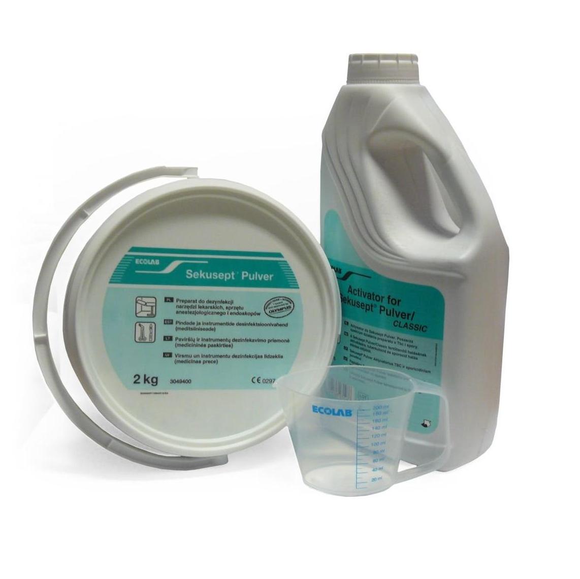 Preparaty do manualnej dezynfekcji narzędzi i wyrobów medycznych Ecolab Sekusept Pulver