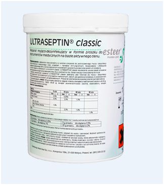 Preparaty do manualnej dezynfekcji narzędzi i wyrobów medycznych Esteer Ultraseptin Classic 1 kg