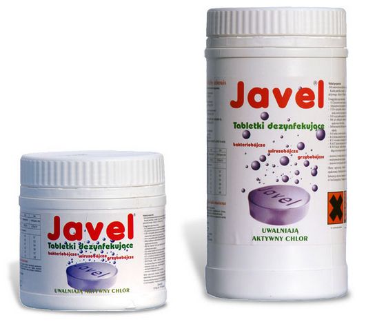 Preparaty do manualnej dezynfekcji powierzchni Javel Javel Tabletki