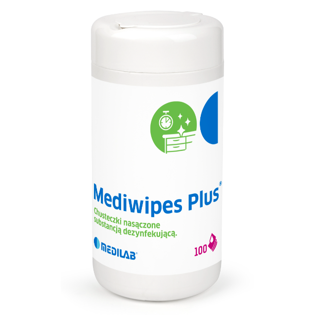 Preparaty do manualnej dezynfekcji powierzchni Medilab MediWipes PLUS