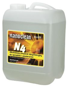 Preparaty do manualnej dezynfekcji powierzchni nano-TECH NanoClean N4, Pojemność 5L