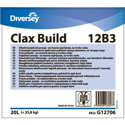 Preparaty do prania końcowego i uszlachetniania bielizny Diversey Clax Build 12B3