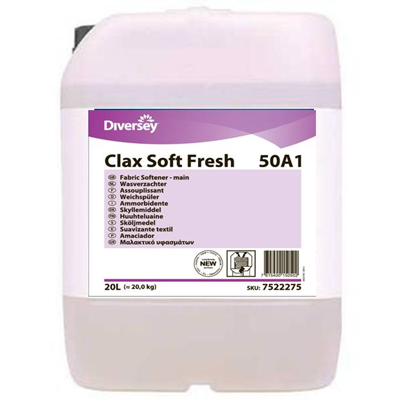 Preparaty do prania końcowego i uszlachetniania bielizny Diversey Clax Soft Fresh 50A1