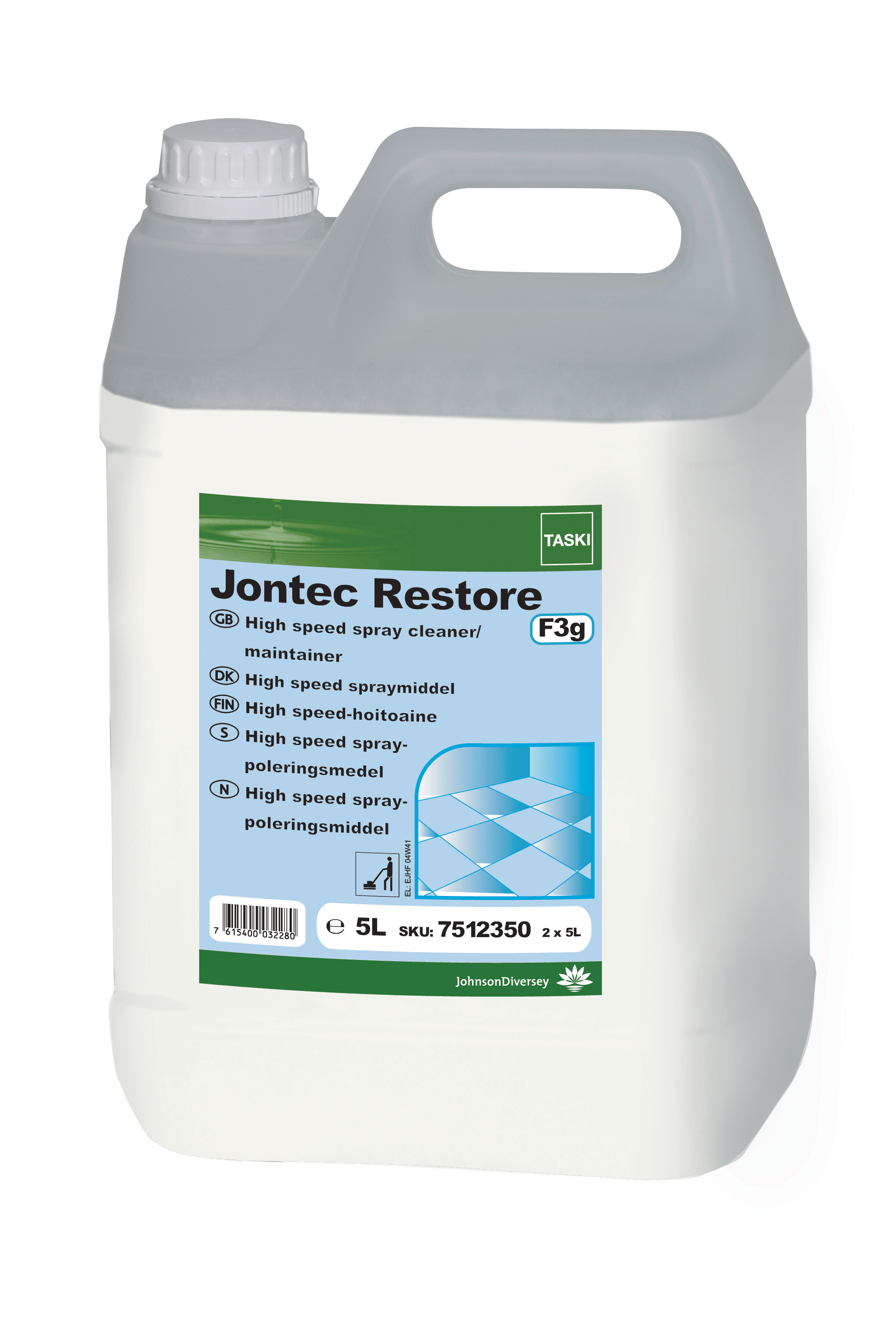 Preparaty myjące do podłóg, wykładzin i tapicerek Diversey TASKI Jontec Restore F3g