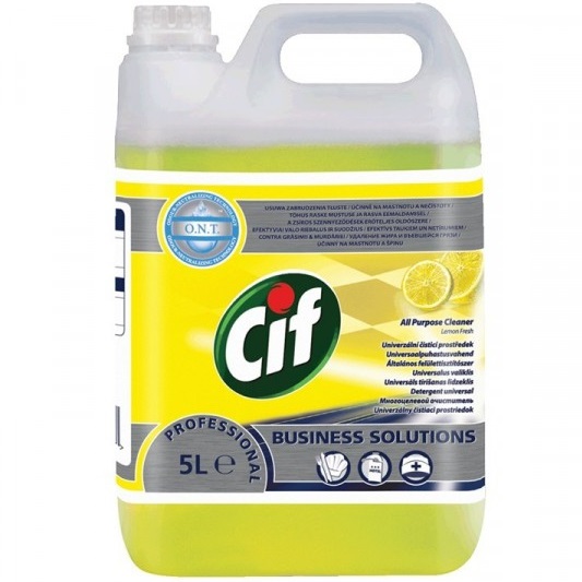 Preparaty myjące do powierzchni ponad podłogowych Diversey Cif All Purpose Cleaner Lemon Fresh