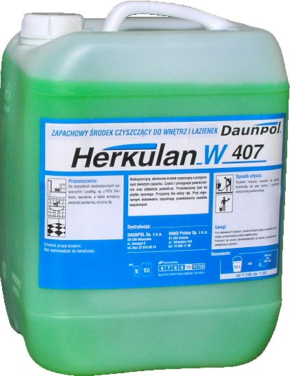 Preparaty myjące do powierzchni ponad podłogowych Daunpol Herkulan W 407
