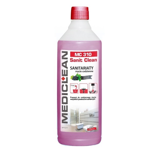 Preparaty myjące do sanitariatów Mediclean MC 310 Sanit Clean