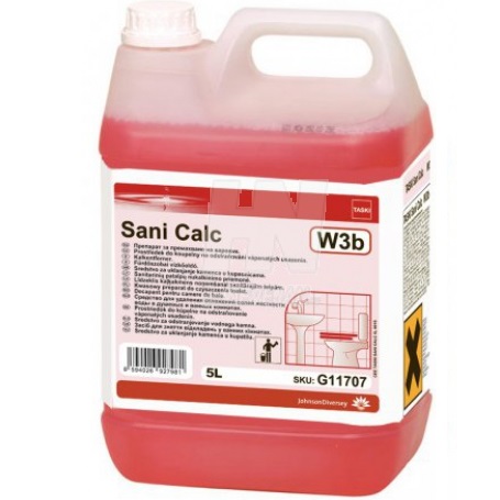 Preparaty myjące do sanitariatów Diversey TASKI Sani Calc W3b 5L