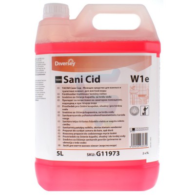 Preparaty myjące do sanitariatów Diversey TASKI Sani Cid W1e 5L