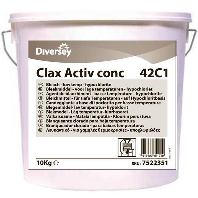 Preparaty wybielające Diversey Clax Activ conc 42C1