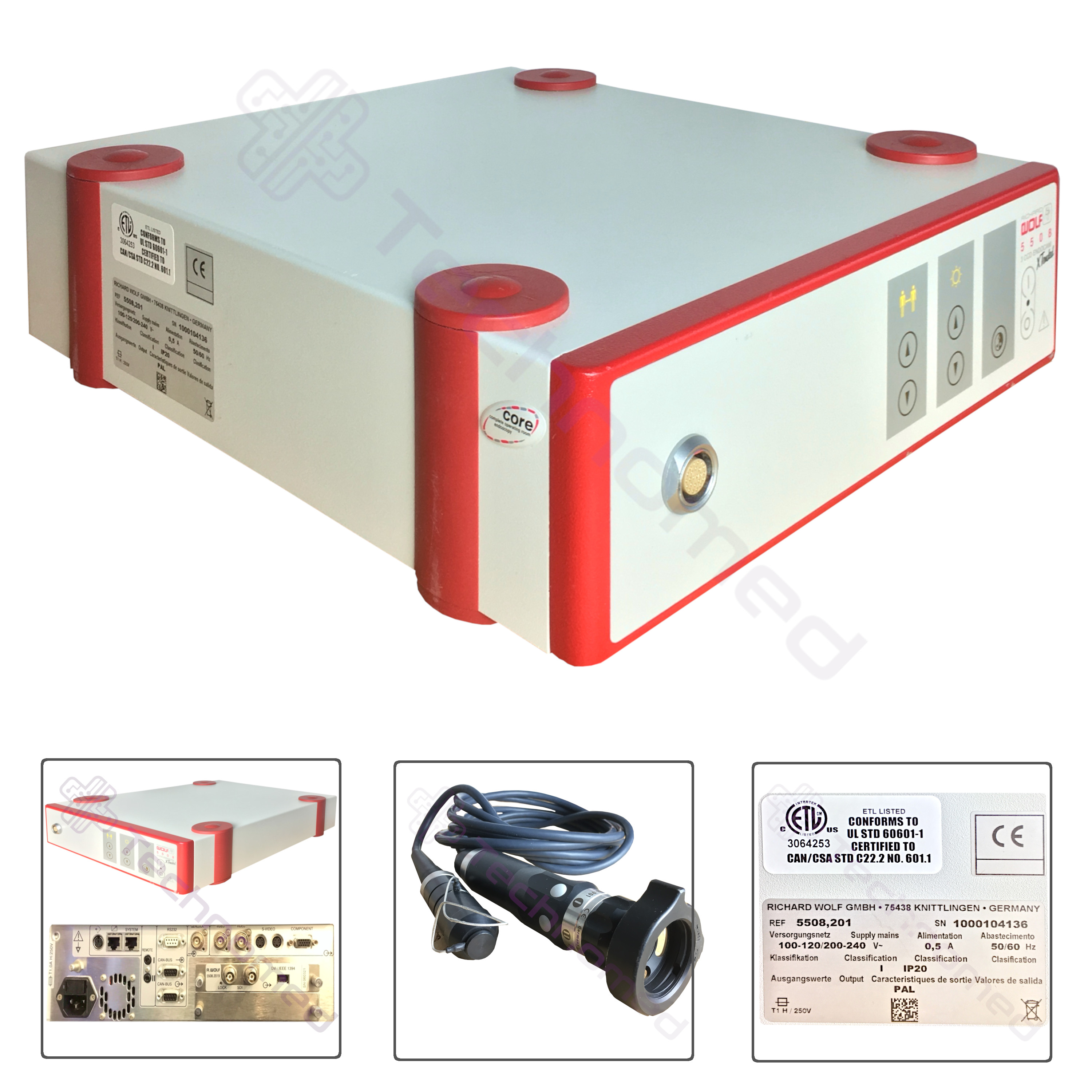 Procesory i źródła światła używane Richard Wolf WOLF 5508 - Technomed używane