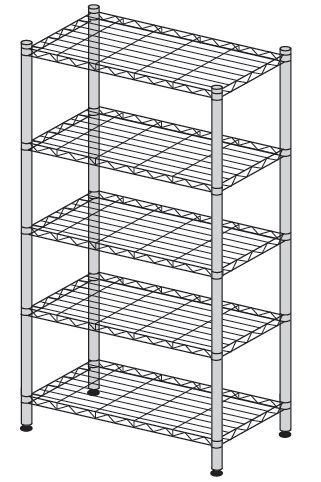 Regały medyczne TRIBO SK 0310/08