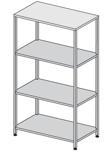 Regały medyczne TRIBO SK 7501/01