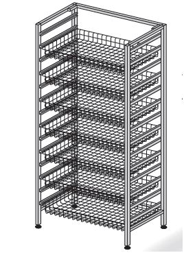 Regały medyczne TRIBO SK R 901