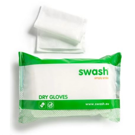 Rękawice i myjki do mycia ciała pacjenta Swash Dry Gloves