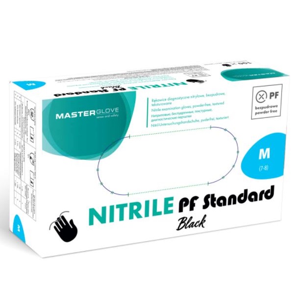 Rękawice medyczne SORIMEX sp. z o.o. sp. k. Master Glove Nitrile PF Black