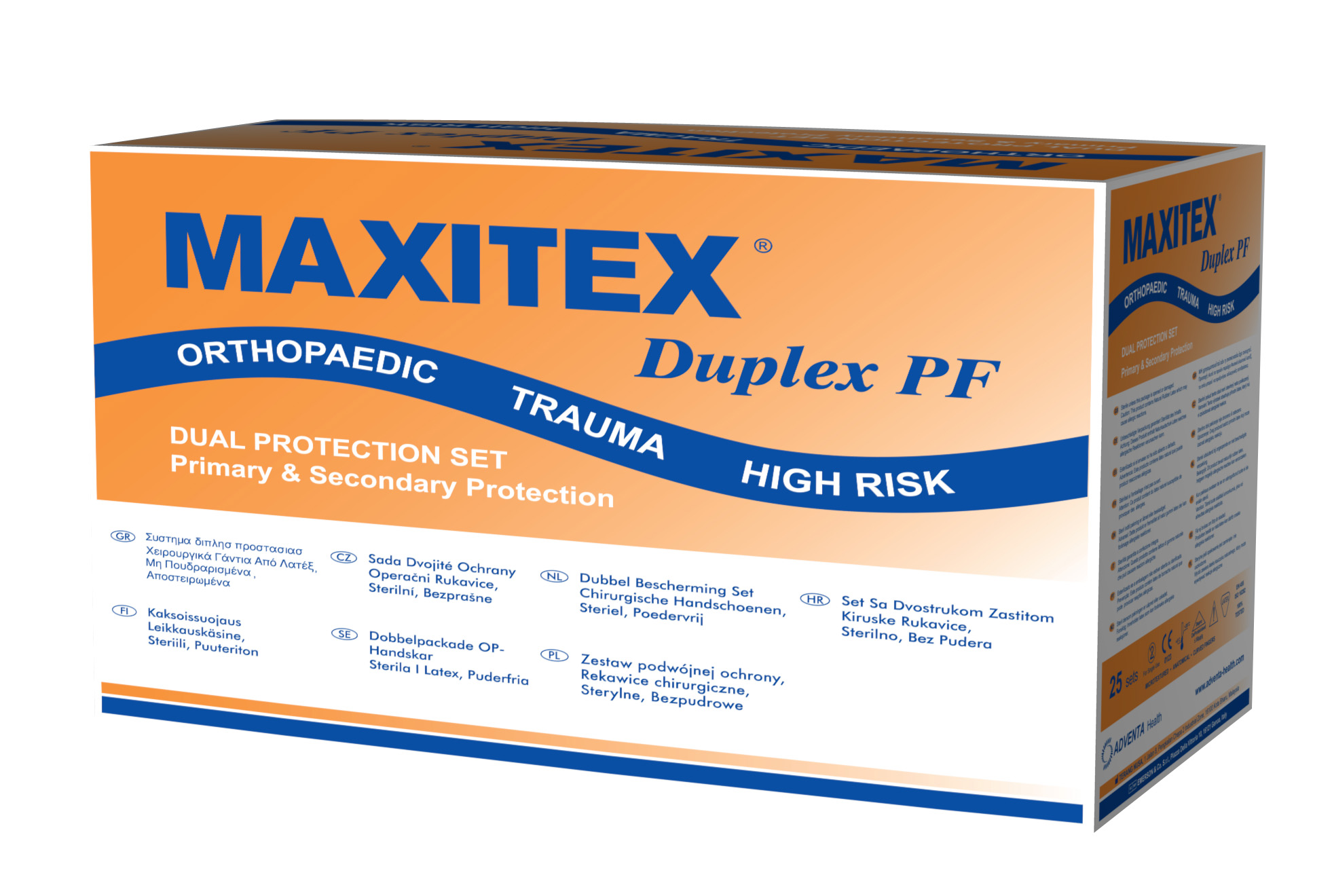 Rękawice medyczne Terang Nusa Maxitex Duplex PF