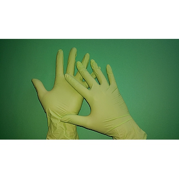 Rękawice medyczne B/D nitrylowe bezpudrowe ZIELONE