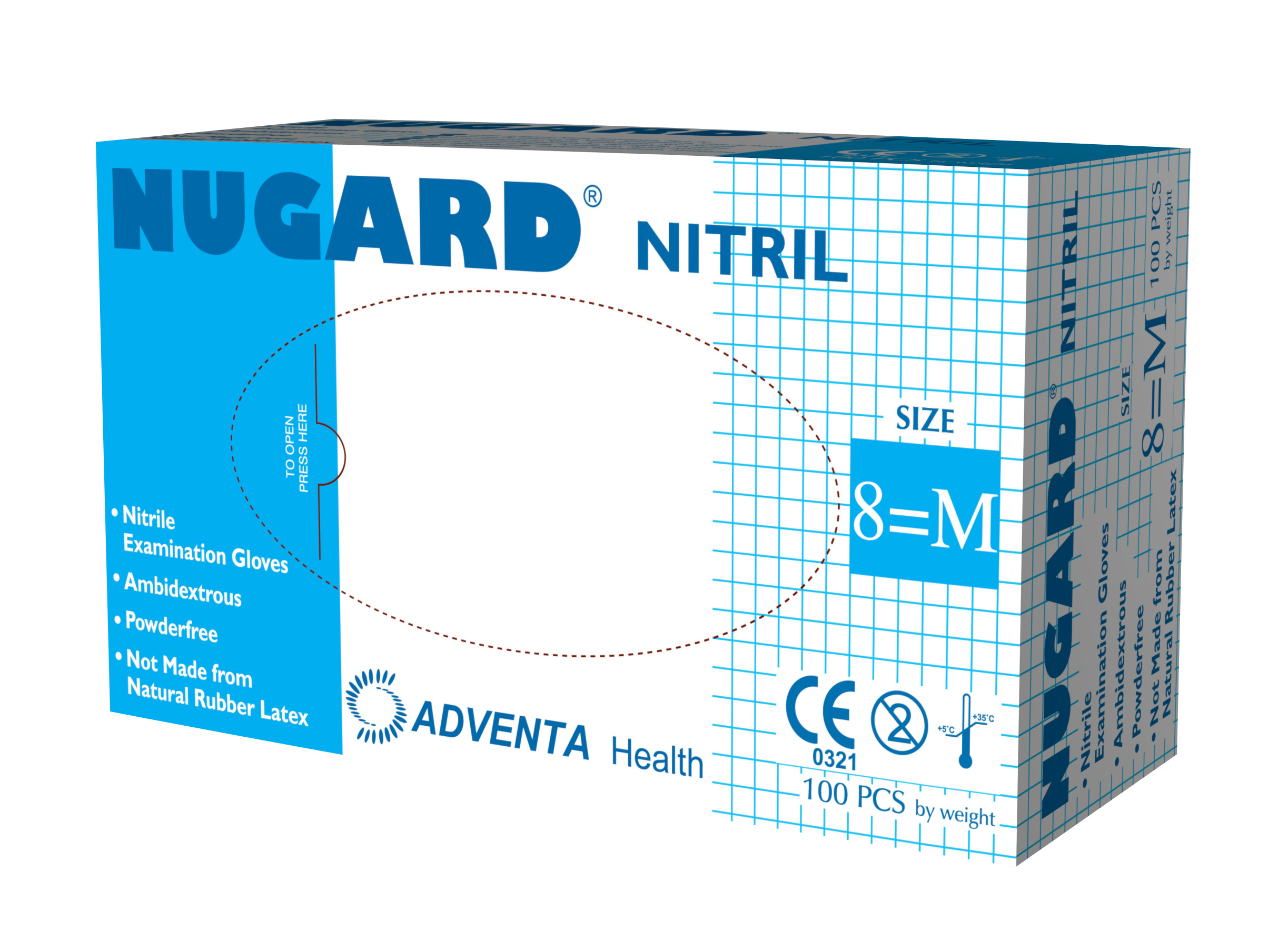 Rękawice medyczne Terang Nusa Nugard Nitril