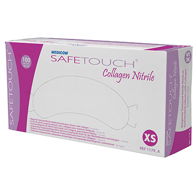 Rękawice medyczne Medicom SafeTouch® Collagen Nitryle
