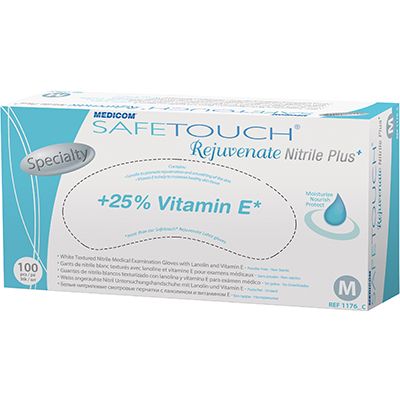 Rękawice medyczne Medicom SafeTouch® Rejuvenate Nitryle Plus+
