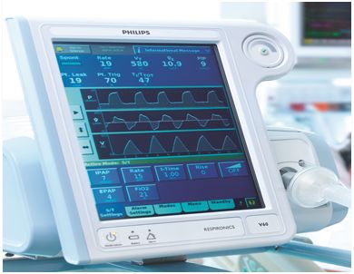 Respiratory stacjonarne dla dorosłych i dzieci Philips Respironics V60