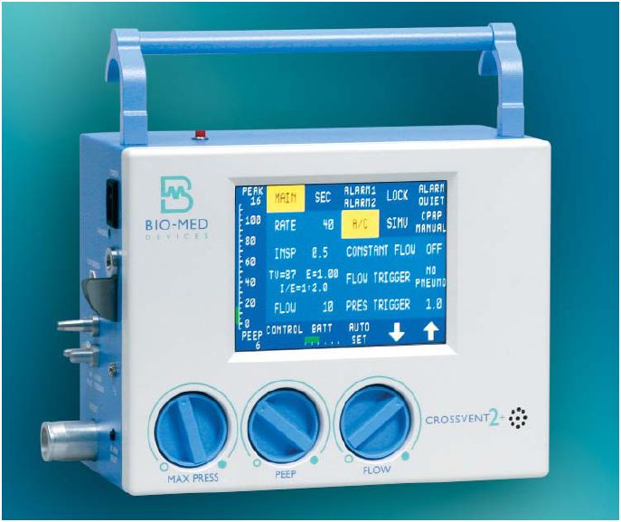 Respiratory transportowe BIO MED Crossvent 2+