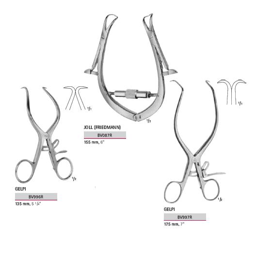 Rozwieracze ginekologiczne B.Braun Rozwieracze ginekologiczne