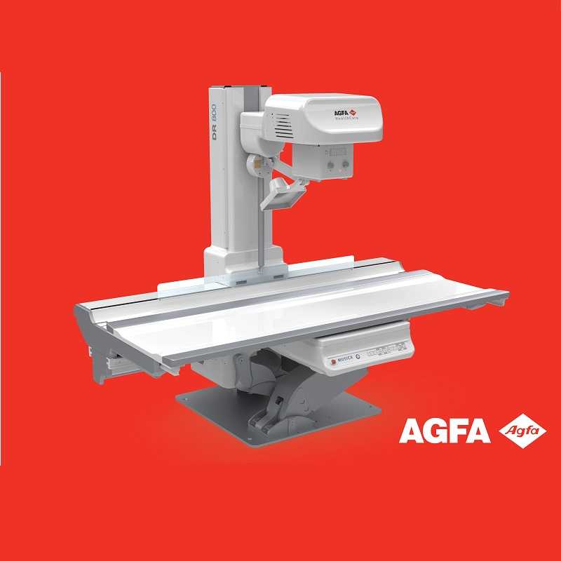 RTG zdalnie sterowane, uniwersalne do radiografii i fluoroskopii AGFA DR 800