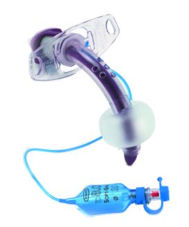 Rurki tracheostomijne jednorazowe ICU Medical Blue Line Ultra foniatryczna z mankietem Soft-Seal