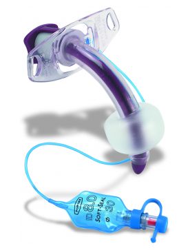 Rurki tracheostomijne jednorazowe ICU Medical Blue Line Ultra z mankietem Soft-Seal