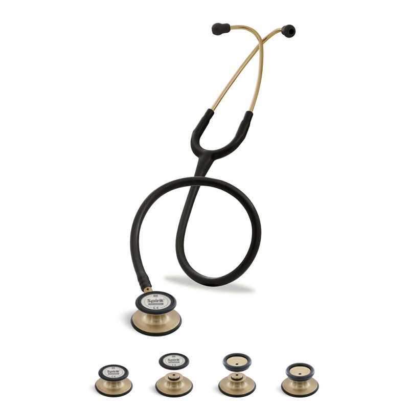 Stetoskopy konwencjonalne Spirit Medical CK-SS601PF BRASS EDITION
