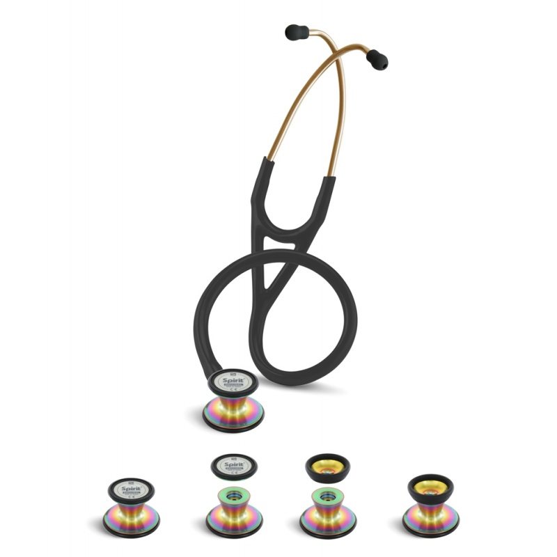 Stetoskopy konwencjonalne Spirit Medical CK-SS747PF/R RAINBOW EDITION DELUXELITE SERIES CARDIOLOGY