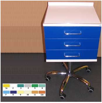 Stoliki na instrumenty - asystory Bill Dent Asystor BD3s Chrom