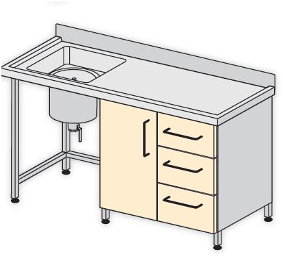 Stoły do opatrunków gipsowych TRIBO SK 2003/01