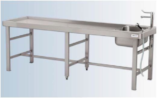 Stoły sekcyjne Pathomed Stół sekcyjny Delta