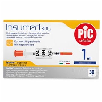 Strzykawki insulinowe i tuberkulinowe PIC Solution Insumed