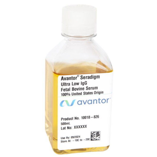 Surowice VWR Płodowa surowica bydlęca (FBS) ultraniskie IgG pochodzenie US
