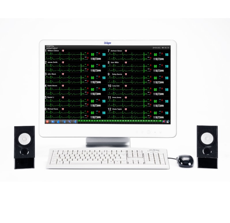 Systemy centralnego monitorowania – centrale pielęgniarskie Dräger Vista 120 CMS