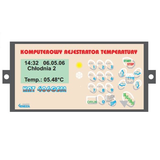 Systemy do monitorowania temperatury Geneza KRT-406 GSM