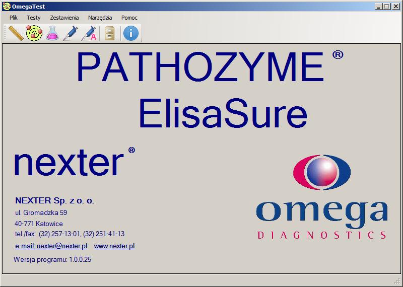 Systemy do zarządzania kontrolą w laboratoriach Omega Diagnostics Pathozyme ElisaSure - oprogramowanie