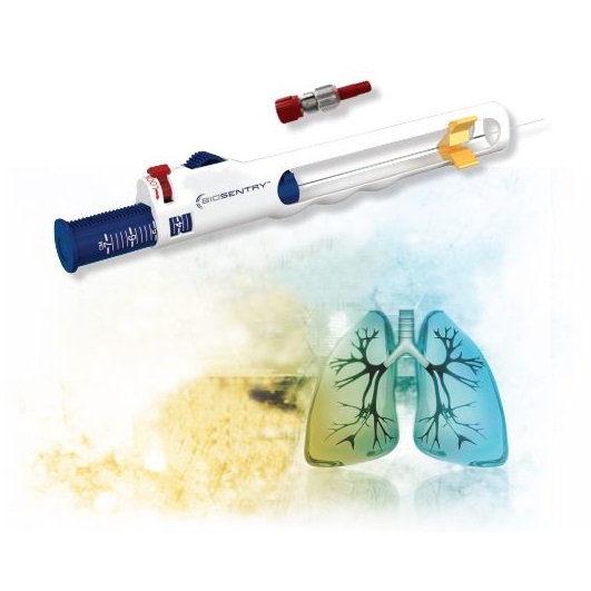 Systemy uszczelniania przewodu do biopsji płuc AngioDynamics BioSentry