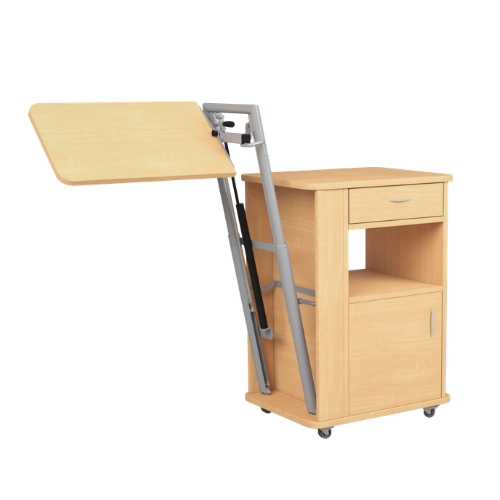 z rozkładanym i regulowanym blatem