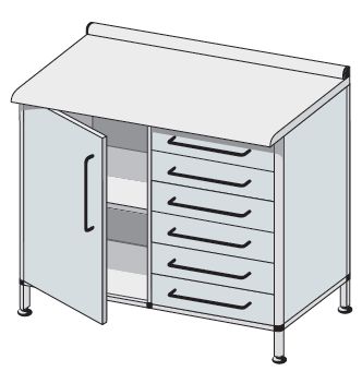 Szafki stojące TRIBO typ 3206