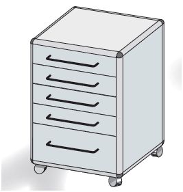 Szafki szufladowe TRIBO typ 2205